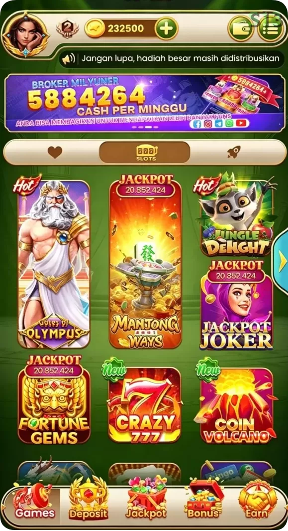 Screenshot Berkahspin nomor 2